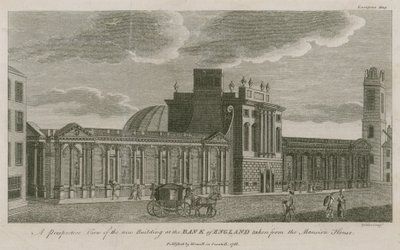 İngiltere Bankası, Batı Kanadı, Sir Robert Taylor tarafından eklendi, 1783 by English School