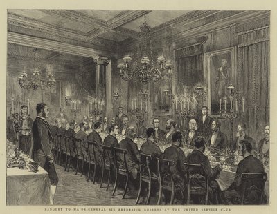Birleşik Hizmet Kulübünde Tümgeneral Sir Frederick Roberts