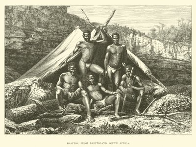 Basutos, Basutoland, Güney Afrika
