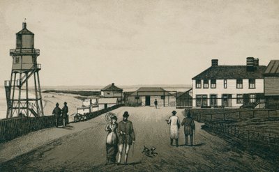 Hamam ve Kumlar, Dovercourt (taş baskı) by English School