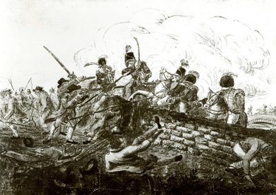 Bonnybridge Savaşı, 1820 by English School