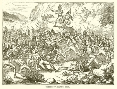 Busaco Savaşı, 1810 by English School