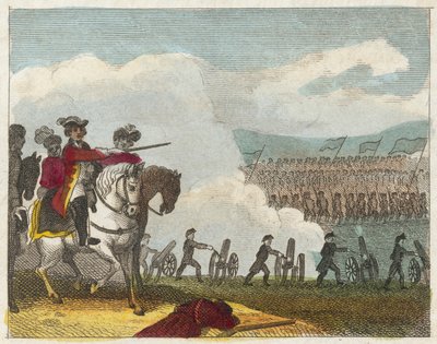 Culloden Savaşı (renkli gravür) by English School