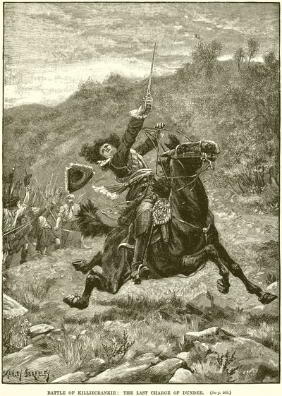 Killiecrankie Savaşı: Dundee Hücumu by English School