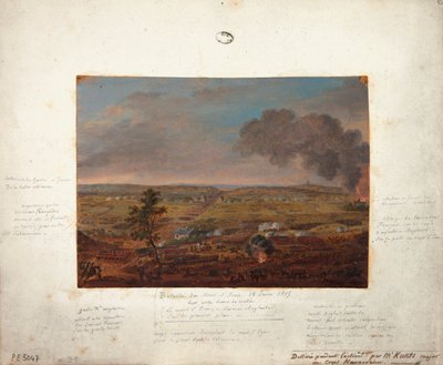 Mont-Saint-Jean Savaşı by English School