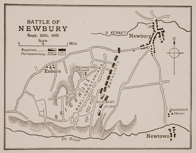 Newbury Savaşı, 20 Eylül 1643 by English School