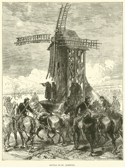 St Quentin Savaşı, Ocak 1871 by English School