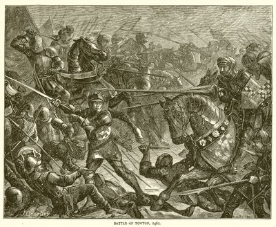Towton Savaşı, 1461 by English School
