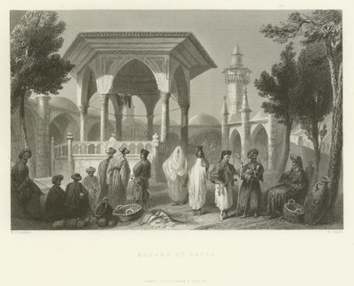Yafa Pazarı, 1837 by English School