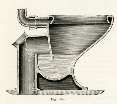Baziers Patent Doğrudan Hareketli Klozet, 1870 by English School