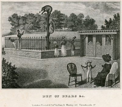 Bear Pit, Londra Hayvanat Bahçeleri, Regents Park by English School