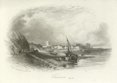 Beaumaris, Anglesey, Galler by English School