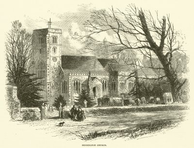 Beddington Kilisesi (gravür) by English School