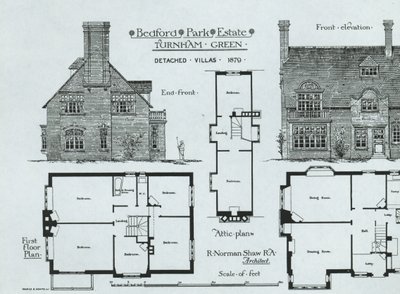 Bedford Park Estate, Turnham Green, The Building News