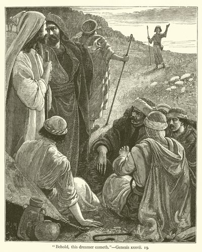 "Bakın, bu hayalperest geliyor", Genesis, xxxvii by English School