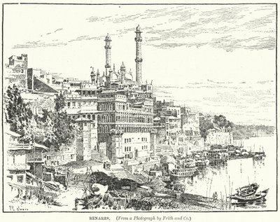 Benares (gravür) by English School
