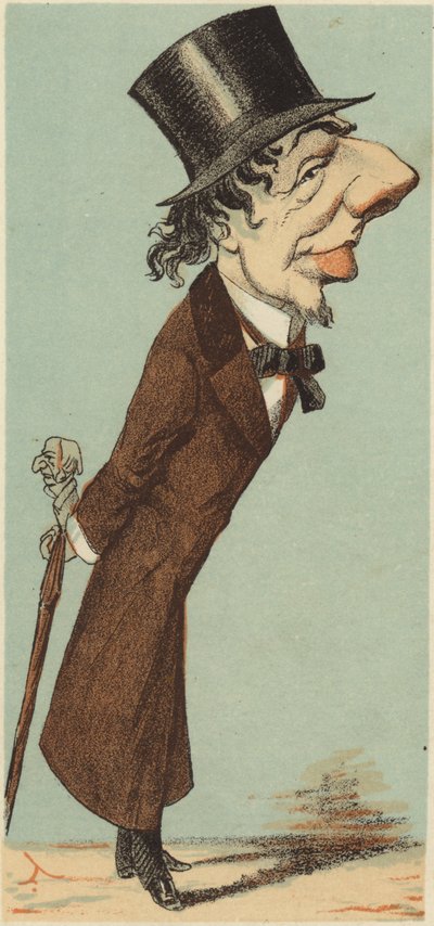 Benjamin disraeli by English School