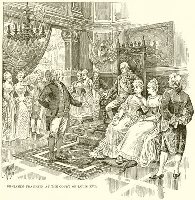 Benjamin Franklin, Louis XVI Mahkemesi