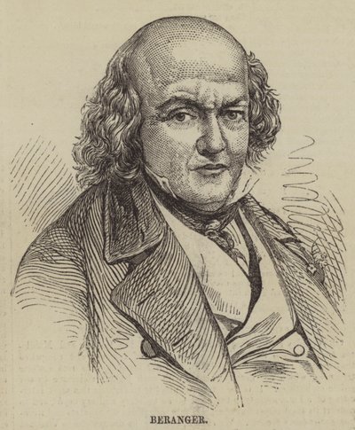 Beranger (gravür) by English School