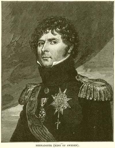 Bernadotte (İsveç Kralı) by English School