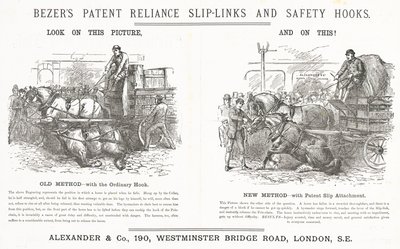 Bezers Patent Reliance Slip-Links ve Güvenlik Kancaları by English School