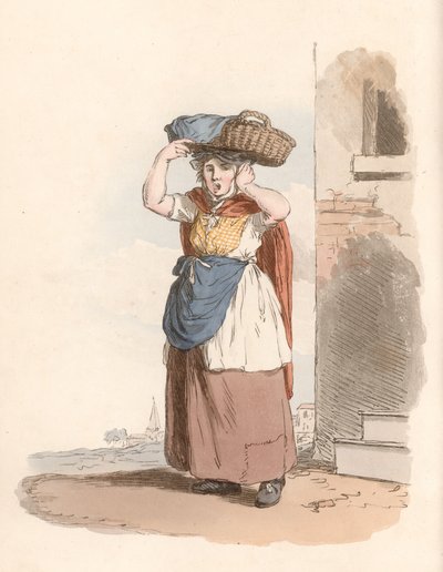 Billingsgate Balık-kadın by English School