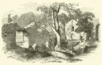 Bindon Manastırı (gravür) by English School