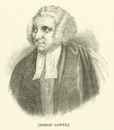 Piskopos Lowth (gravür) by English School