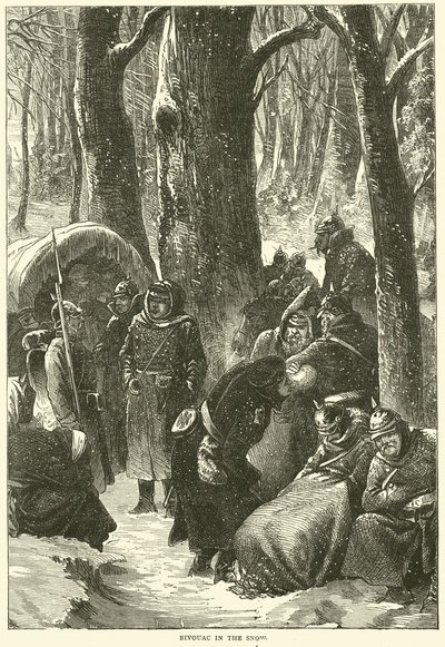 Karda Bivouac, Kasım 1870 by English School