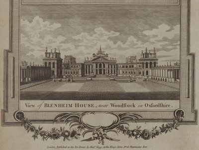 Blenheim Sarayı, Woodstock, Oxfordshire by English School