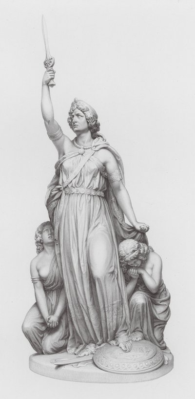 Boadicea (gravür) by English School