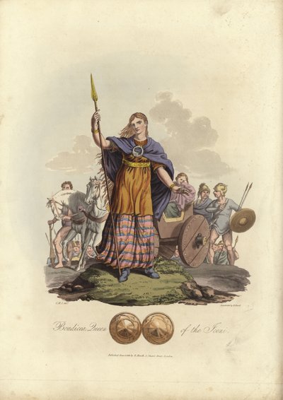 Boadicea, Iceni Kraliçesi by English School