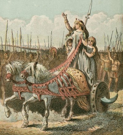 Boadicea ve ordusu by English School