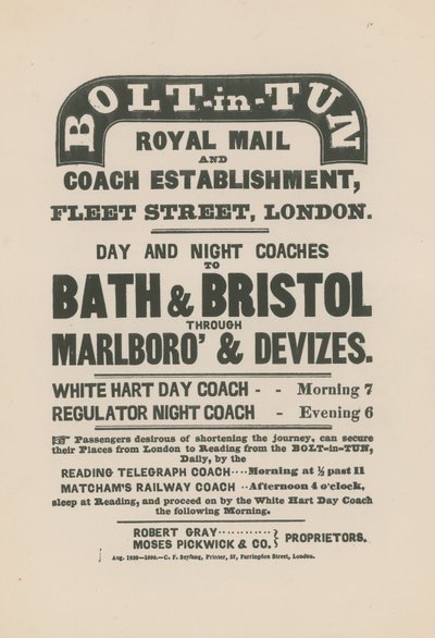Bolt-in-Tun Royal Mail ve Coach Kurulumu by English School