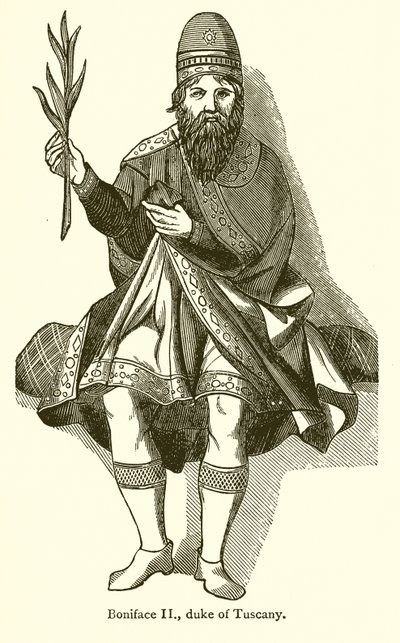 Boniface II, Toskana Dükü by English School