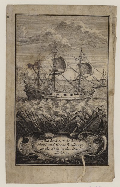 Kitapçılar, Paul ve Isaac Vaillant, ticari kart by English School