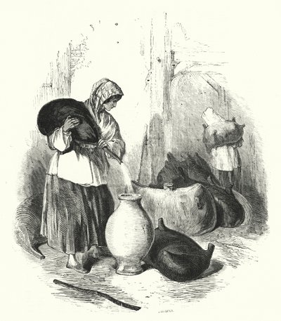 Şişeler (gravür) by English School