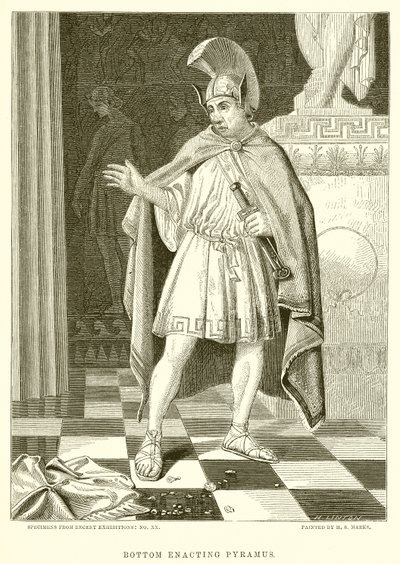 Alttan Yürüyen Pyramus by English School