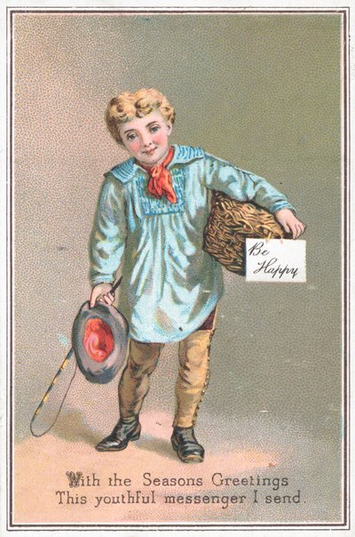 Çocuk hediye sepeti, Noel kartı teslim by English School