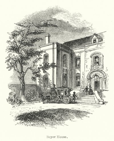Boyer Evi (gravür) by English School