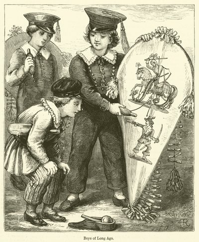Uzun Zamanın Çocukları (gravür) by English School