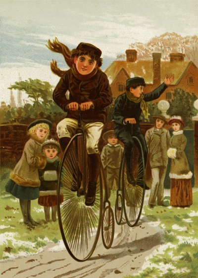 Bisikletli çocuklar by English School