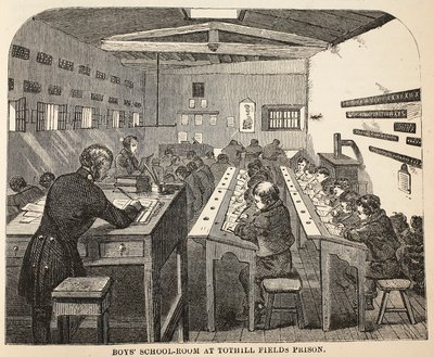 Tothhill Fields Hapishanesindeki erkek çocukların okul odası, Londra