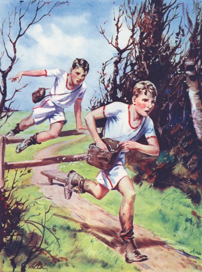 Kağıt kovalamacasına katılan çocuklar (renkli taş) by English School