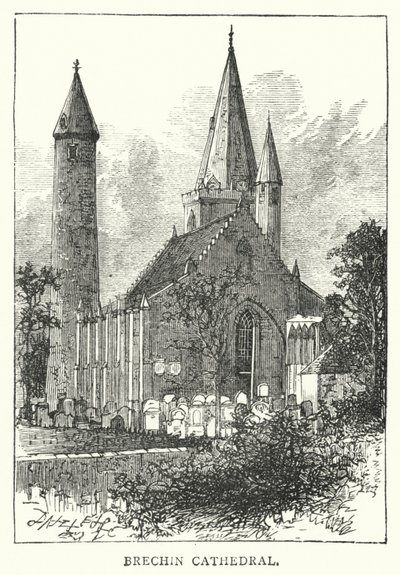 Brechin Katedrali (gravür) by English School