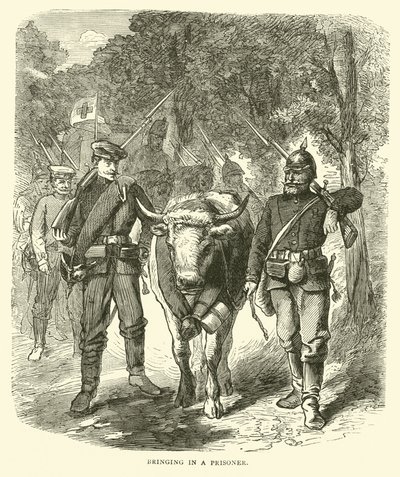 Bir mahkumun getirilmesi, Eylül 1870 by English School