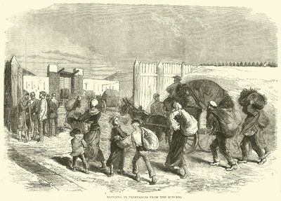 Varoşlardan sebze getirmek, Ekim 1870 by English School