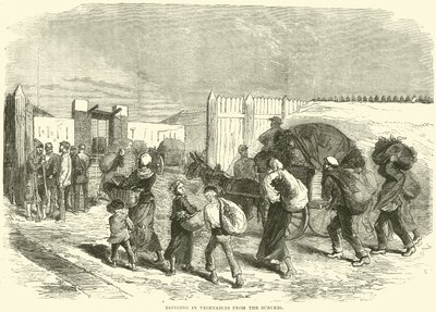 Varoşlardan sebze getirmek, Ekim 1870 by English School