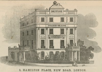 İngiliz Sağlık Koleji, 2 Hamilton Place, New Road, Londra by English School
