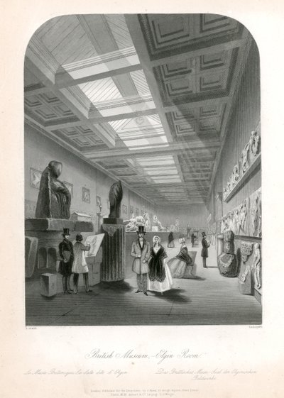 British Museum - Elgin Odası by English School